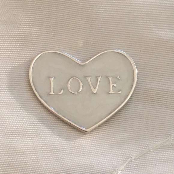 Heart Locket Plate Floating Charm 